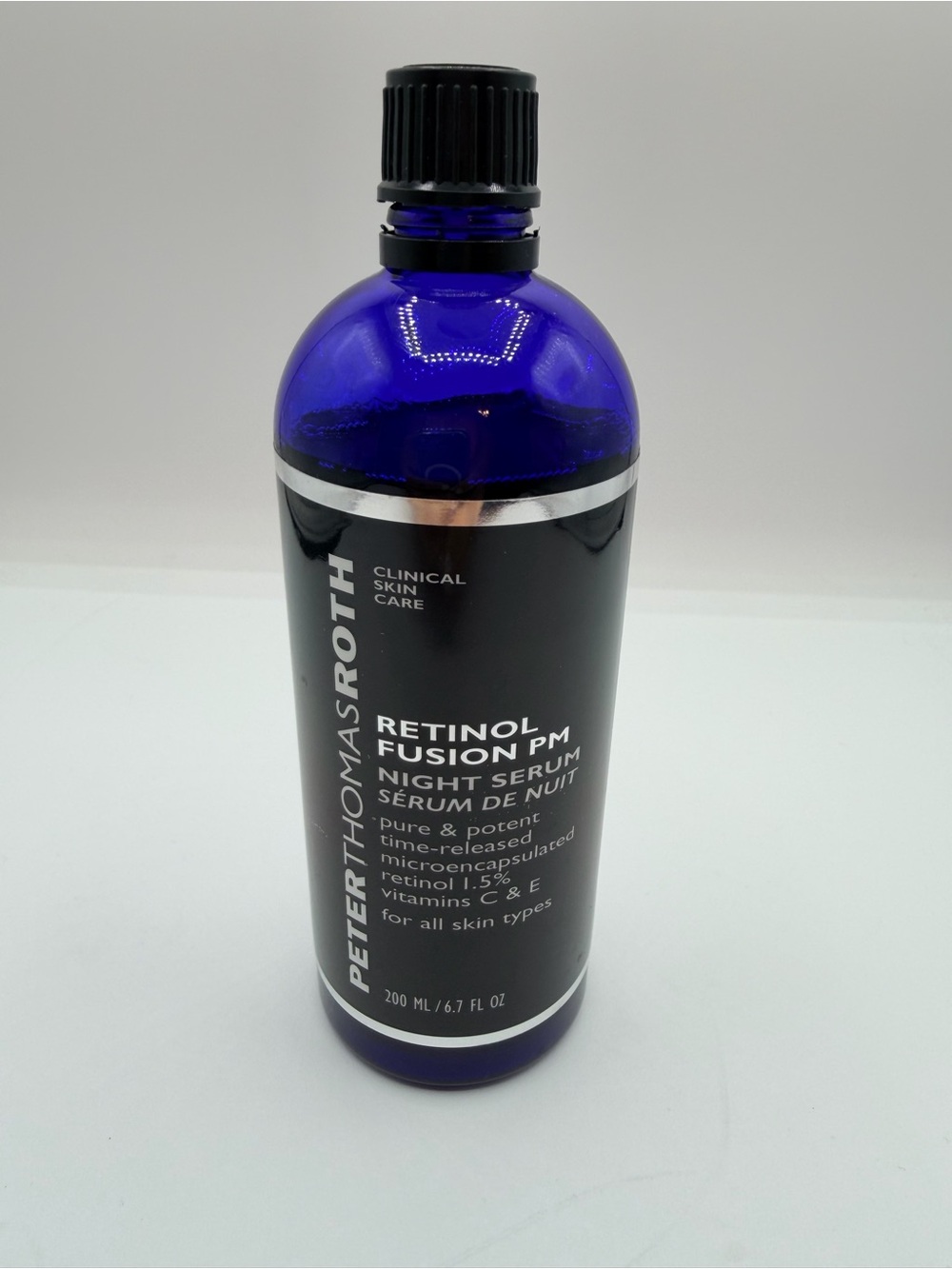 Peter Thomas Roth Retinol Fusion PM Anti-Aging Night Face Serum 6.7 fl oz
